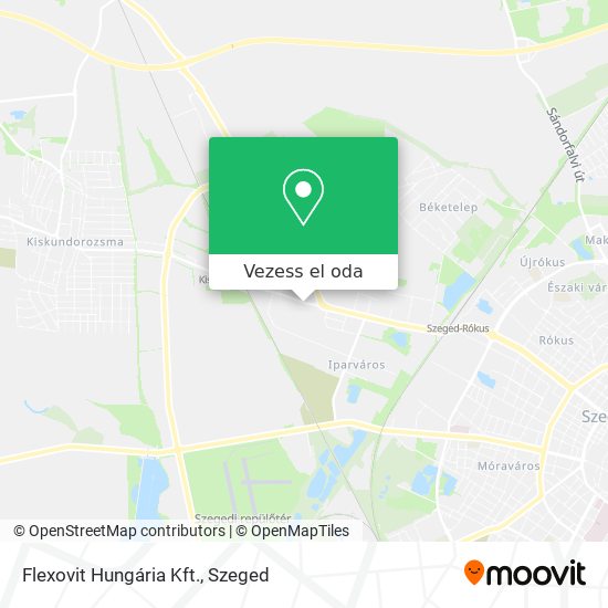 Flexovit Hungária Kft. térkép