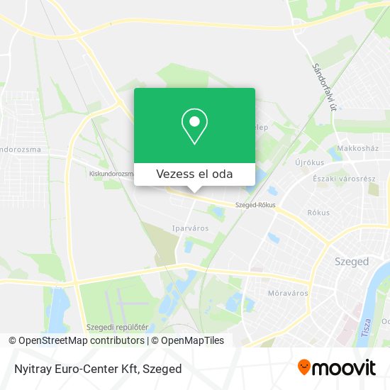 Nyitray Euro-Center Kft térkép