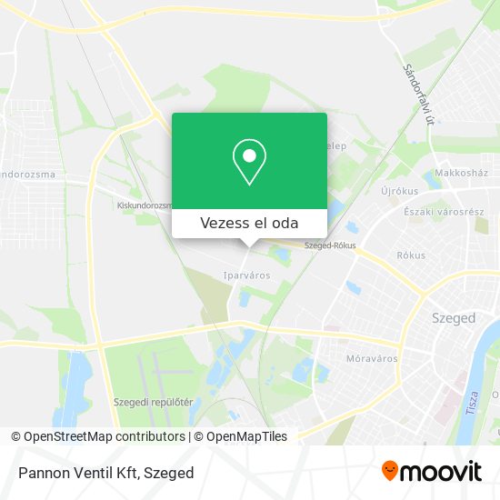 Pannon Ventil Kft térkép