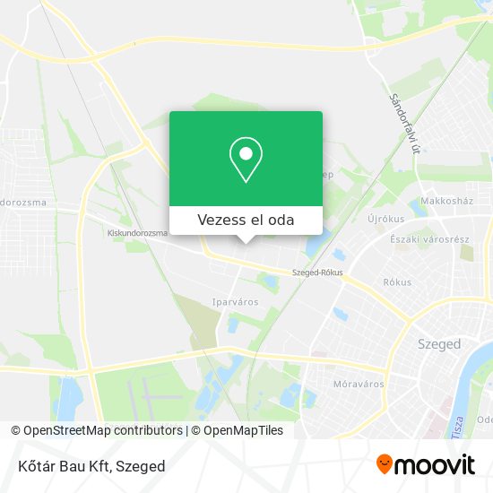 Kőtár Bau Kft térkép