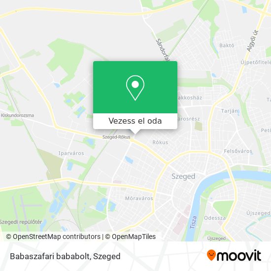Babaszafari bababolt térkép