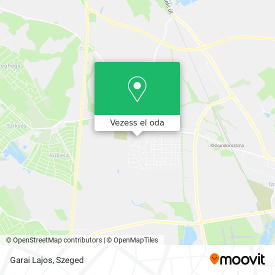 Garai Lajos térkép