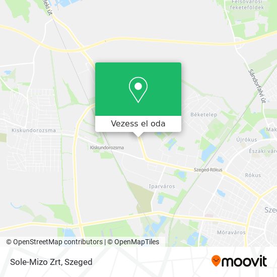 Sole-Mizo Zrt térkép