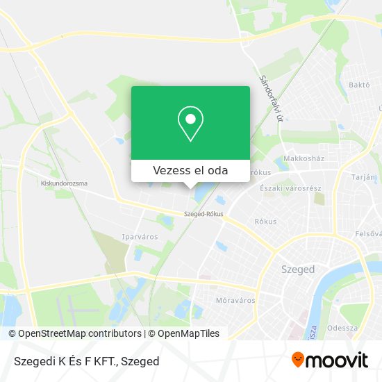 Szegedi K És F KFT. térkép