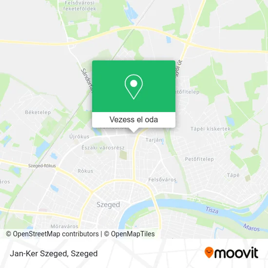 Jan-Ker Szeged térkép