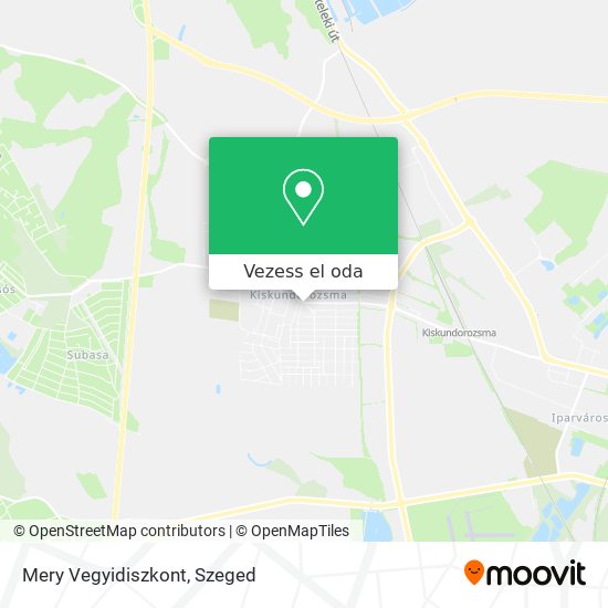 Mery Vegyidiszkont térkép