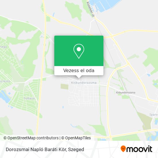 Dorozsmai Napló Baráti Kör térkép