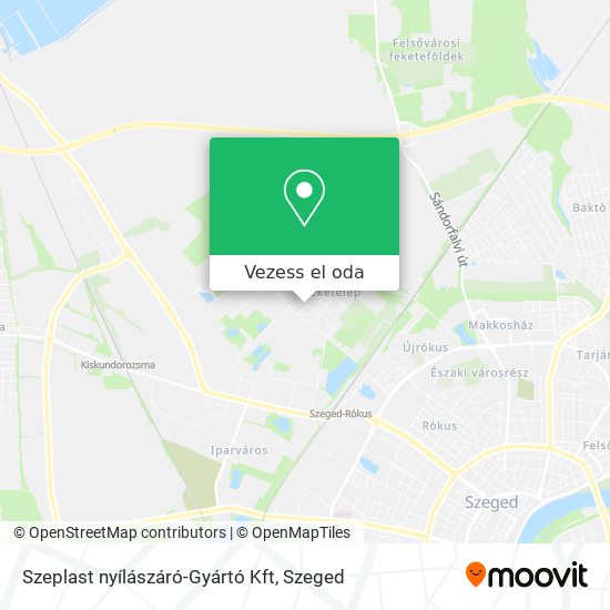 Szeplast nyílászáró-Gyártó Kft térkép