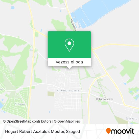 Hégert Róbert Asztalos Mester térkép