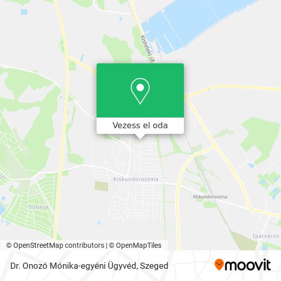 Dr. Onozó Mónika-egyéni Ügyvéd térkép
