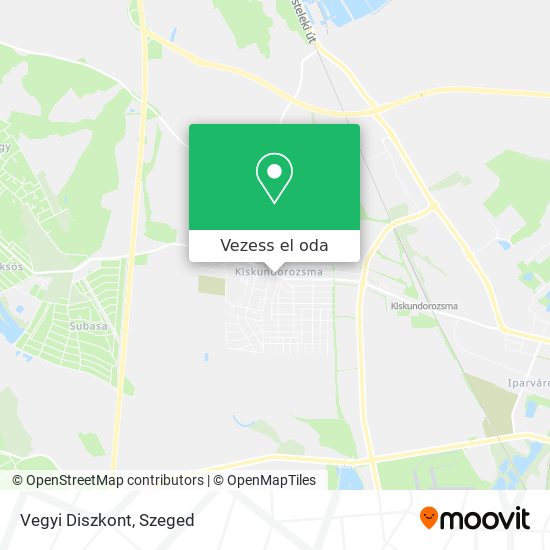 Vegyi Diszkont térkép