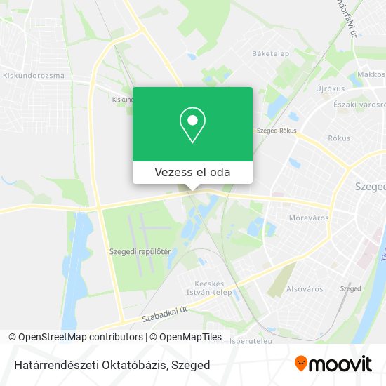 Határrendészeti Oktatóbázis térkép