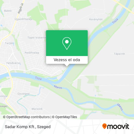 Sadar Komp Kft. térkép