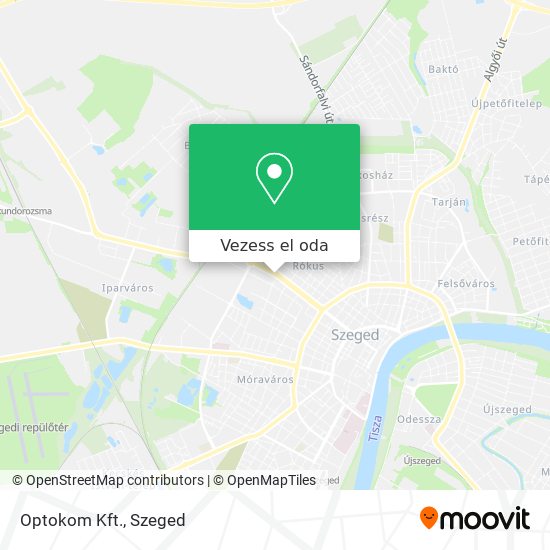 Optokom Kft. térkép