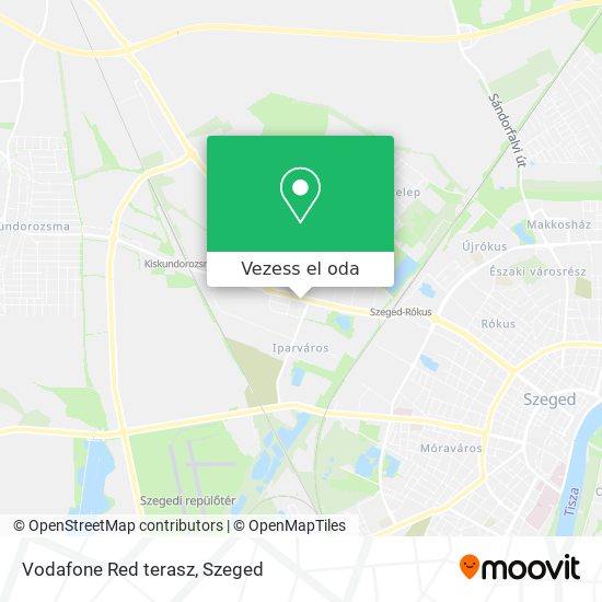 Vodafone Red terasz térkép