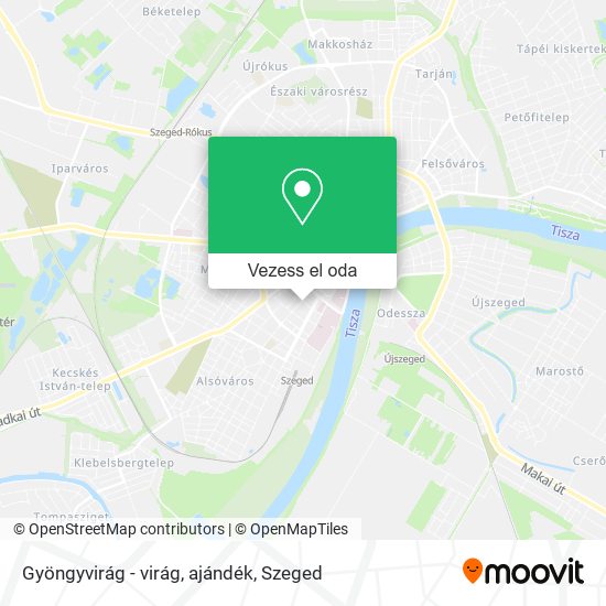 Gyöngyvirág - virág, ajándék térkép