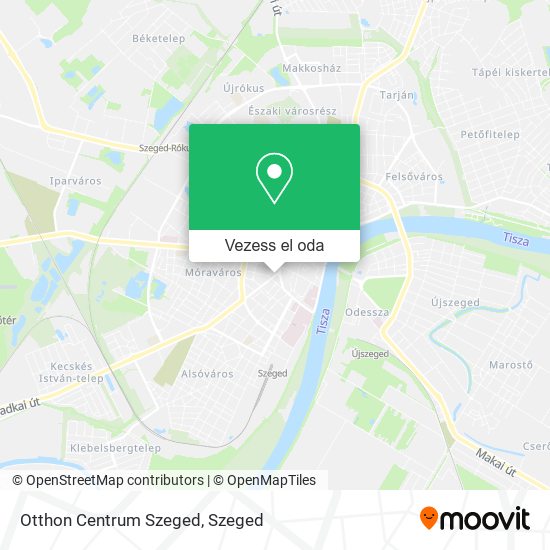 Otthon Centrum Szeged térkép