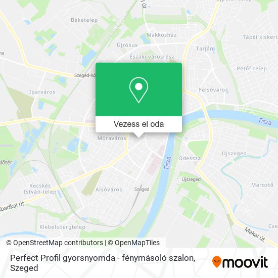 Perfect Profil gyorsnyomda - fénymásoló szalon térkép