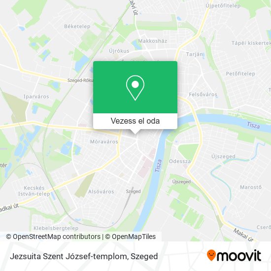 Jezsuita Szent József-templom térkép