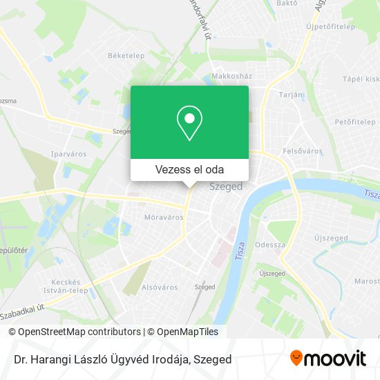 Dr. Harangi László Ügyvéd Irodája térkép