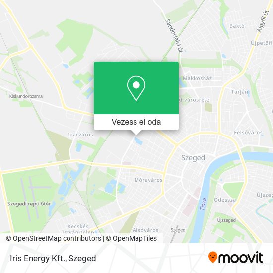 Iris Energy Kft. térkép