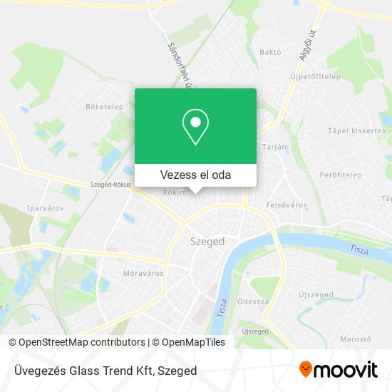 Üvegezés Glass Trend Kft térkép