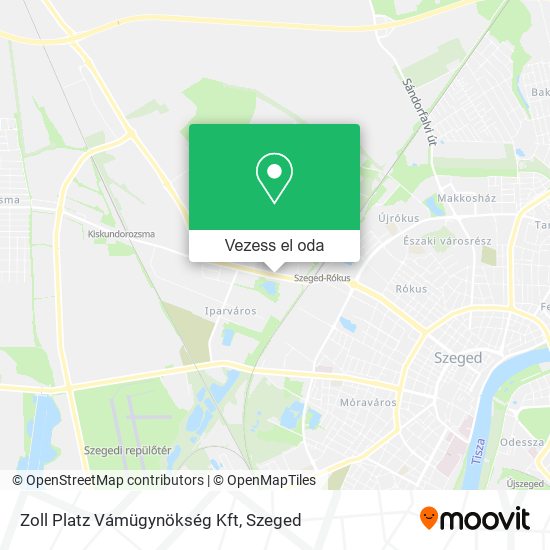 Zoll Platz Vámügynökség Kft térkép