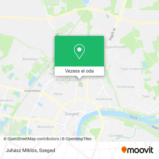 Juhász Miklós térkép