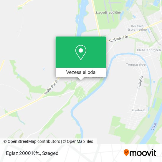 Egisz 2000 Kft. térkép