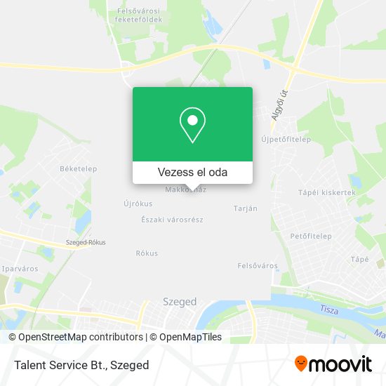 Talent Service Bt. térkép