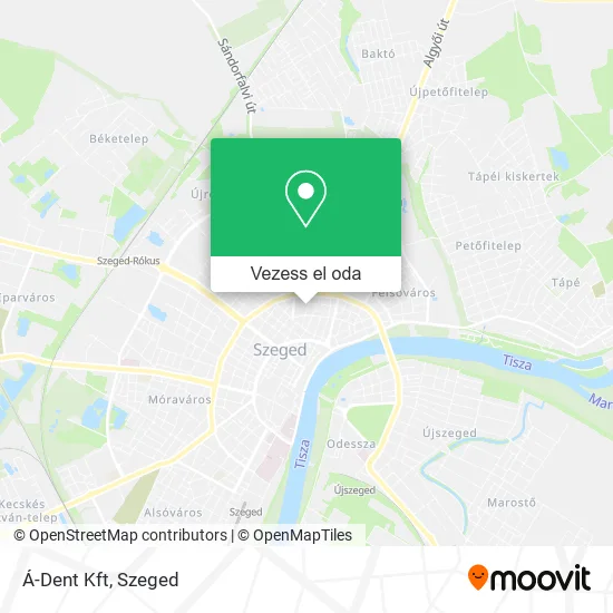 Á-Dent Kft térkép