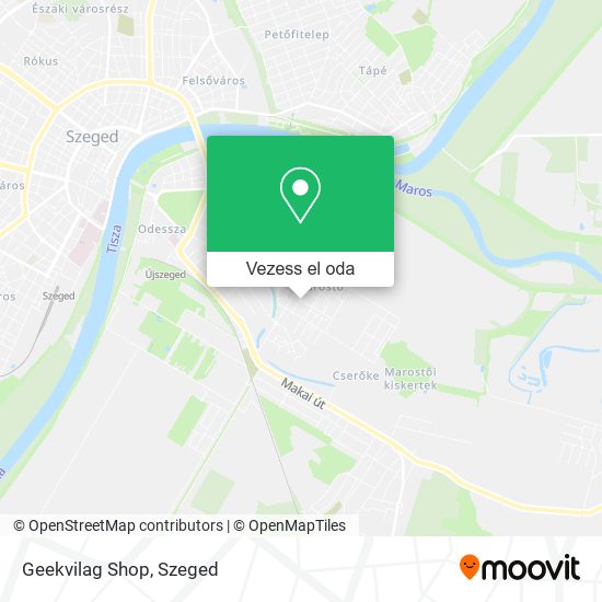 Geekvilag Shop térkép