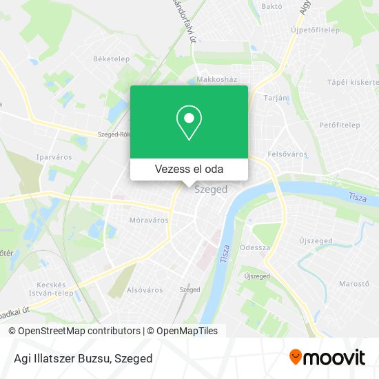 Agi Illatszer Buzsu térkép