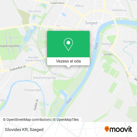 Glovidex Kft térkép