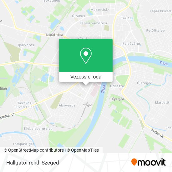 Hallgatoi rend térkép