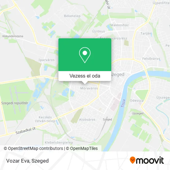 Vozar Eva térkép