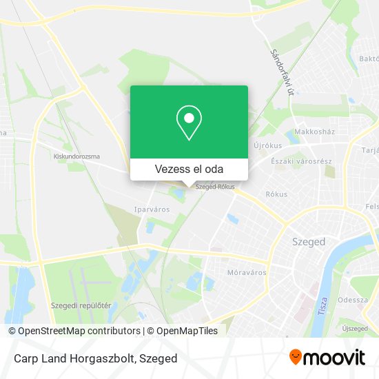 Carp Land Horgaszbolt térkép