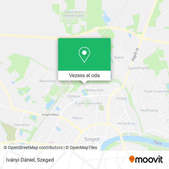 Iványi Dániel térkép