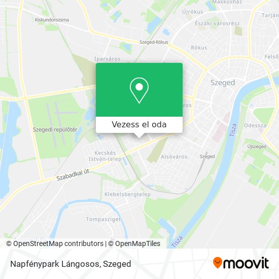 Napfénypark Lángosos térkép
