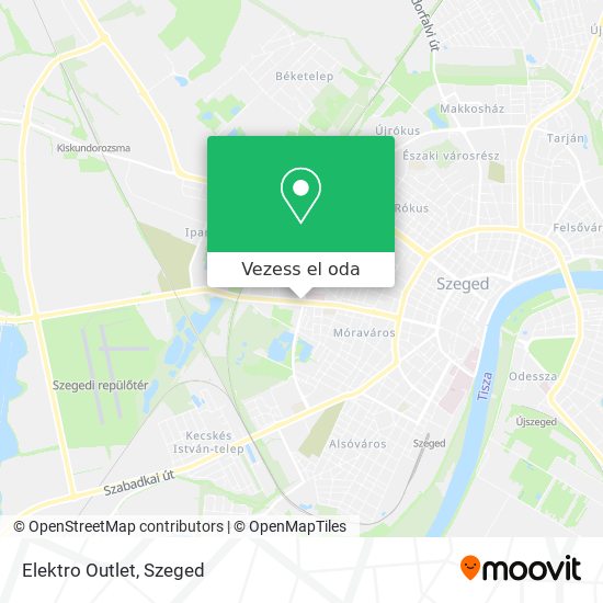 Elektro Outlet térkép