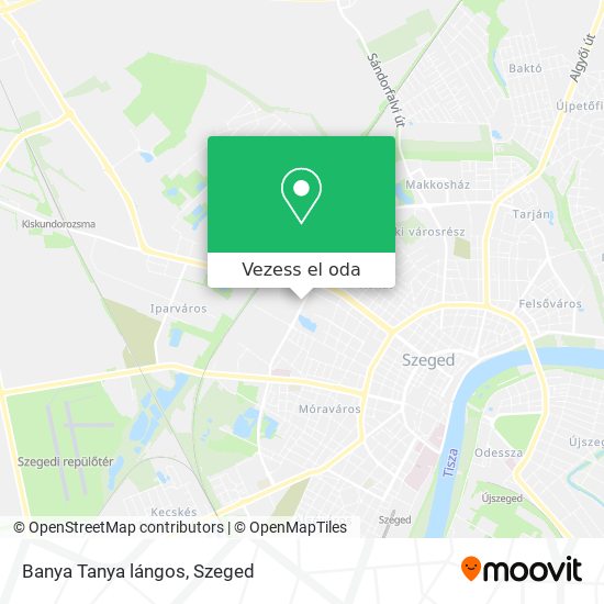 Banya Tanya lángos térkép