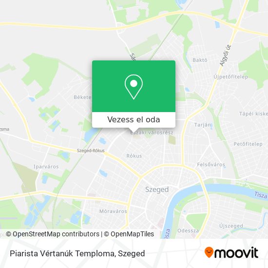 Piarista Vértanúk Temploma térkép