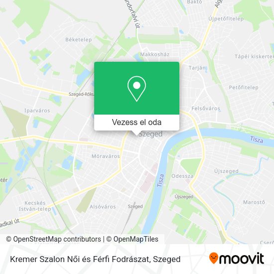 Kremer Szalon Női és Férfi Fodrászat térkép