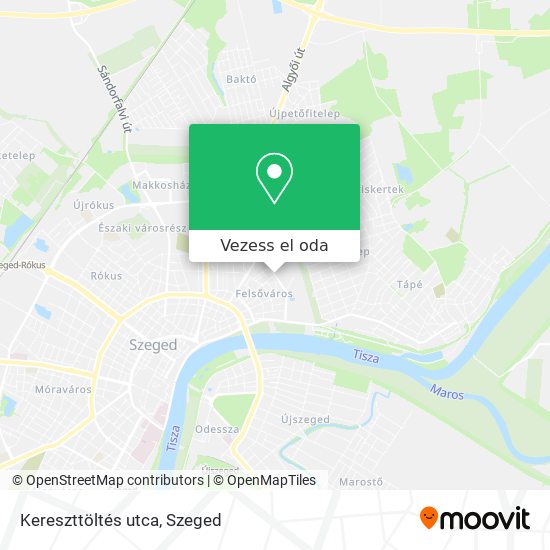 Kereszttöltés utca térkép