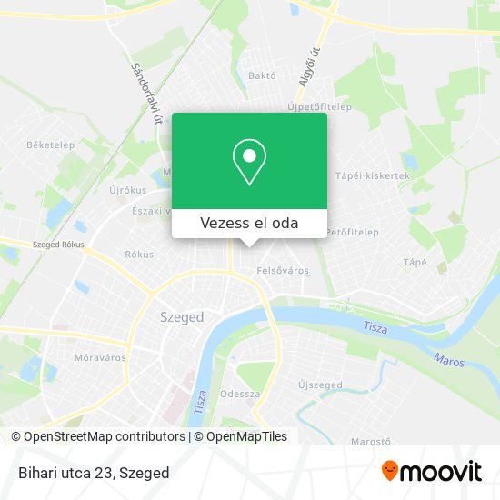 Bihari utca 23 térkép