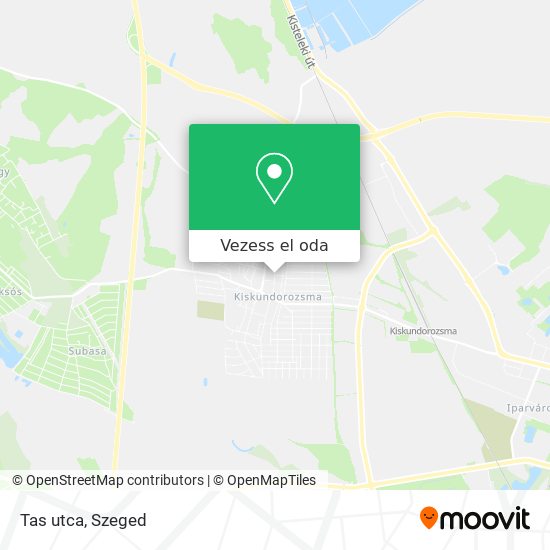 Tas utca térkép