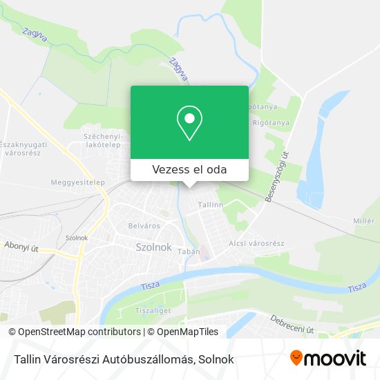 Tallin Városrészi Autóbuszállomás térkép