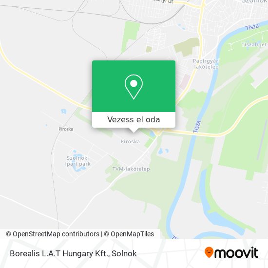 Borealis L.A.T Hungary Kft. térkép