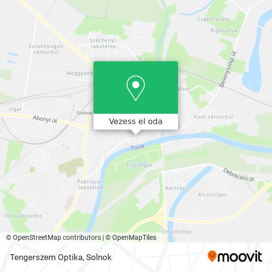 Tengerszem Optika térkép