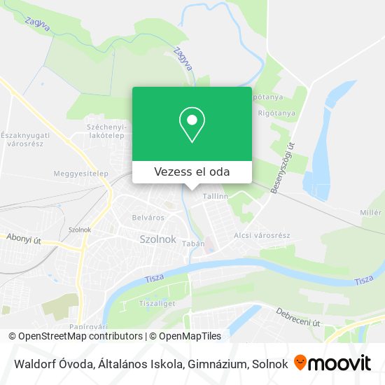 Waldorf Óvoda, Általános Iskola, Gimnázium térkép